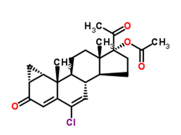 6-cloro-1α-clorometil-3,20-diosso-pregna-4,6-dien-17α-acetossi